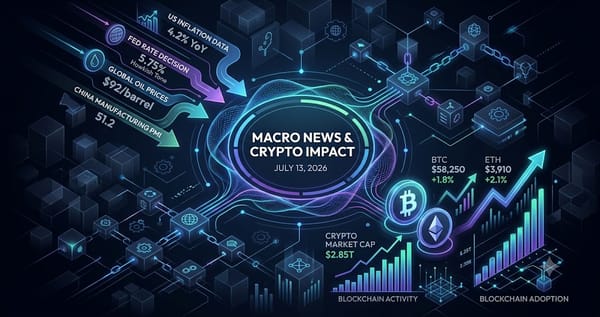 Macro News Crypto Impact July 13 2026