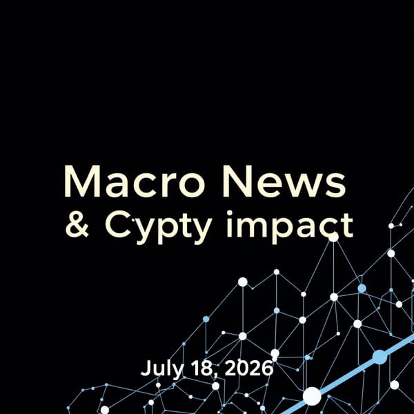 Macro News Crypto Impact July 18 2026
