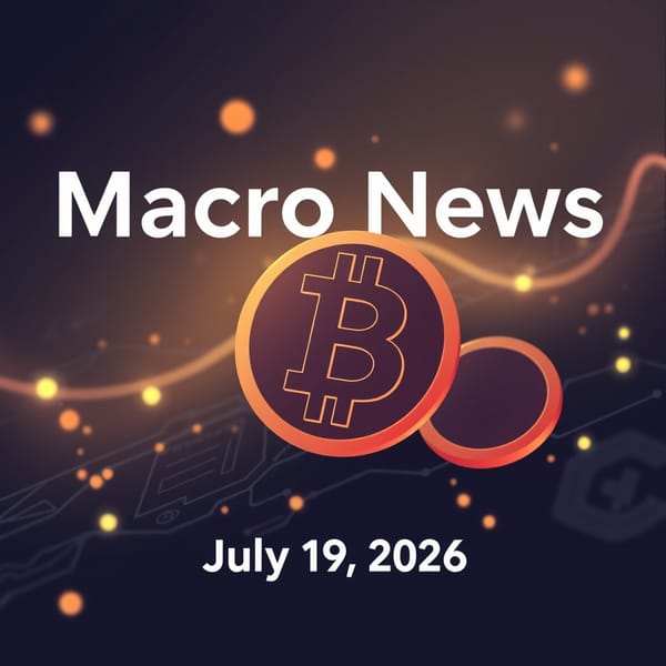 Macro News Crypto Impact July 19 2026