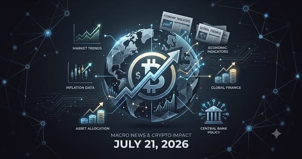 Macro News Crypto Impact July 21 2026