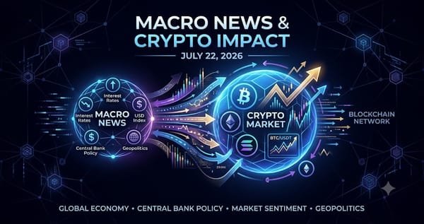 Macro News Crypto Impact July 22 2026