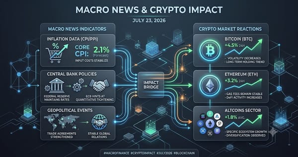 Macro News Crypto Impact July 23 2026