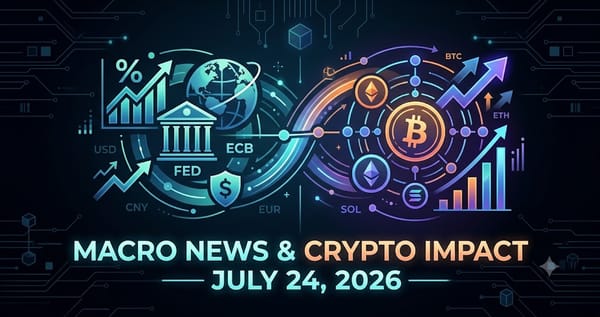 Macro News Crypto Impact July 24 2026