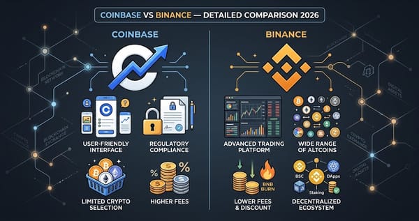 Coinbase vs Binance Detailed Comparison 2026