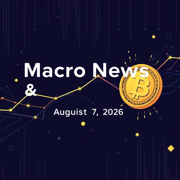 Macro News Crypto Impact August 7 2026