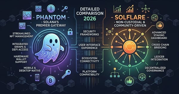 Phantom vs Solflare Detailed Comparison 2026