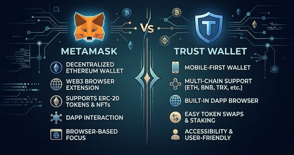 MetaMask vs Trust Wallet Detailed Comparison 2026