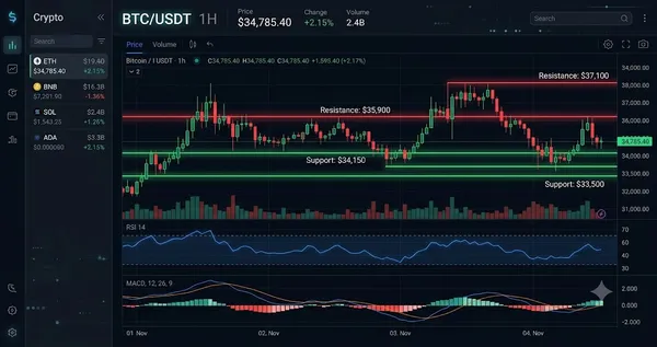 BTC Tests $64,082 Support Under Selling Pressure — Daily TA