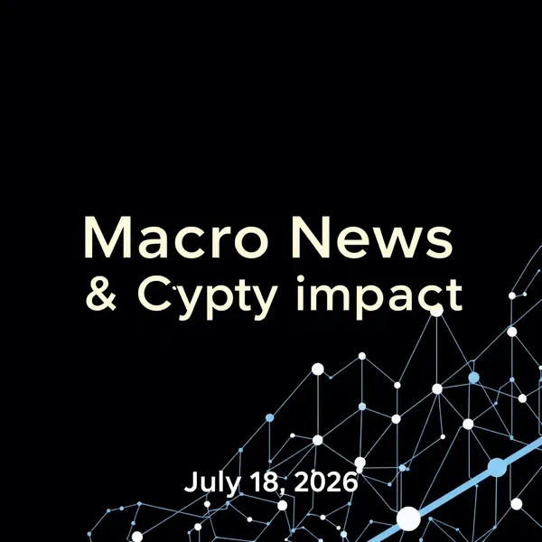 Macro News Crypto Impact July 18 2026