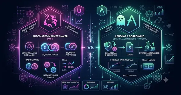 Uniswap vs Aave Detailed Comparison 2026